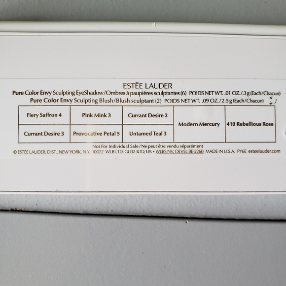 Nwt Estee Lauder Pure Envy shadow/Blush - Picture 3 of 3